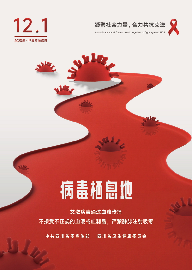 “預防艾滋病”宣傳海報