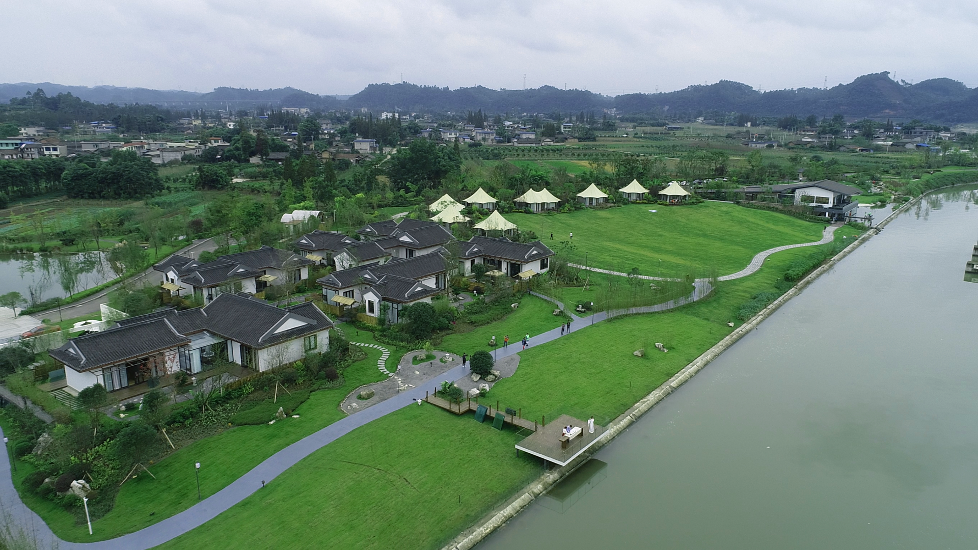 漢陽湖景區。.png