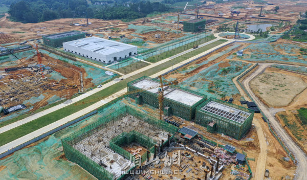 建設(shè)中的斑布健康竹產(chǎn)業(yè)園。