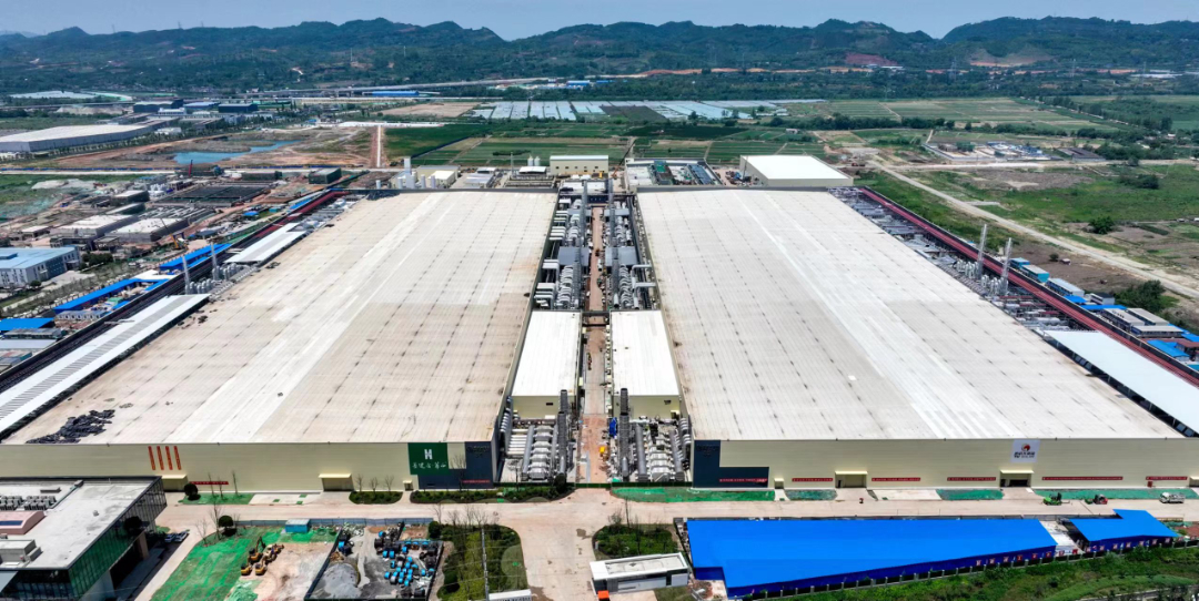 眉山天府新區通威高效晶硅太陽能電池項目（一期）。